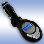Автомобильный MP3-FM модулятор Palmex Black - 4 in 1 - поворотный - c LCD дисплеем